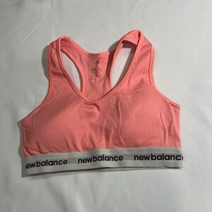 New Balance Coral Sports Bra